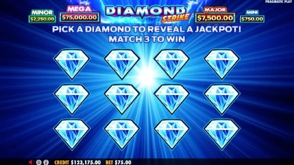 Diamond Jackpot là trò chơi máy đánh bạc có lối chơi đơn giản và dễ hiểu