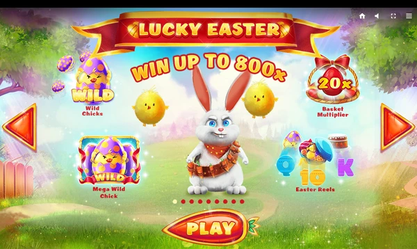 Trò chơi Lucky Easter có đồ họa cực kỳ dễ thương