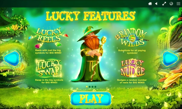Lucky Wizard có những tính năng thưởng rất giá trị