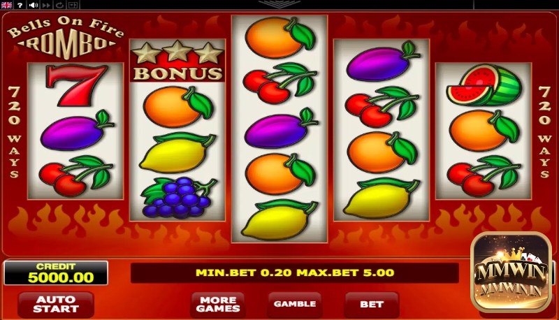 Cùng MMWIN review slot game Bells On Fire của Amatic