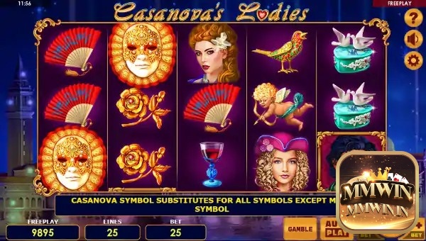 Hình ảnh trò chơi thực tế của Casanova’s Ladies