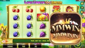 Giao diện chính của trò chơi Lady Fruits 100 Easter