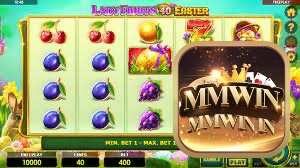 Giao diện chính của trò chơi Lady Fruits 40 Easter Edition