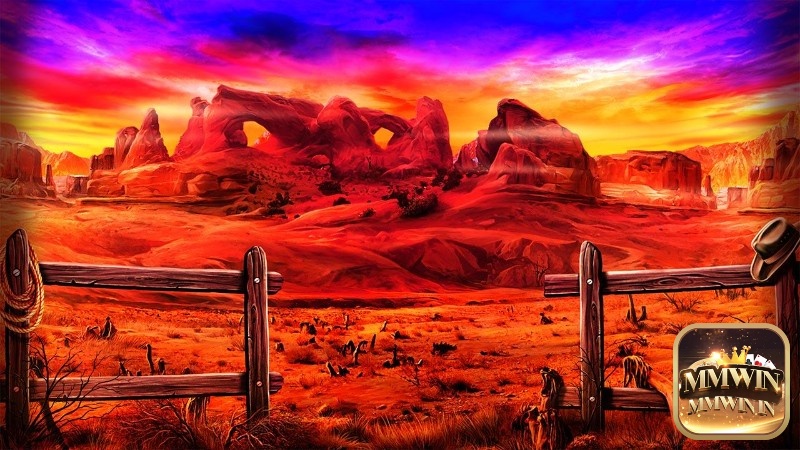 Hình ảnh miền Tây Hoa Kỳ hoang dã có trong game Mustang Gold