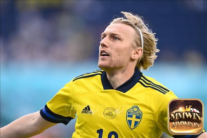 Emil Forsberg (Thụy Điển) được đánh giá cao ở giải Euro 2020