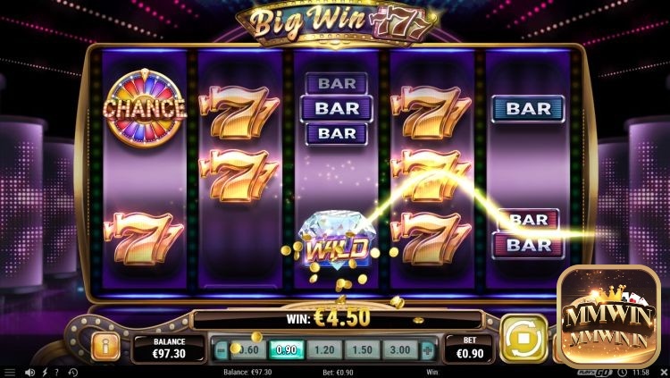 Hình ảnh người chơi giành giải thưởng trong slot game Big Win 777